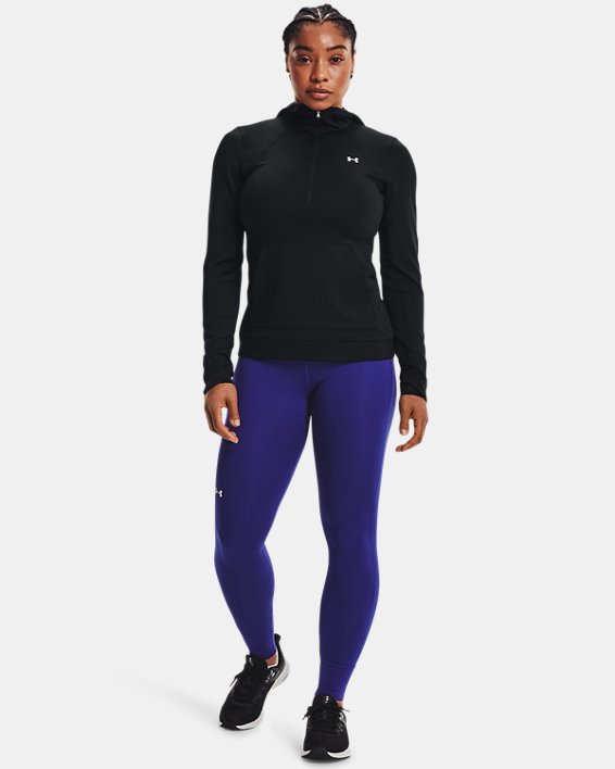 Women's ColdGear® Infrared Full-Length Leggings, Blue, pdpMainDesktop image number 2